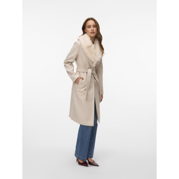 ΓΥΝΑΙΚΕΙΟ ΠΑΛΤΟ ΜΕ ΓΟΥΝΑ ΕΚΡΟΥ VERO MODA 10333658 - Image 3