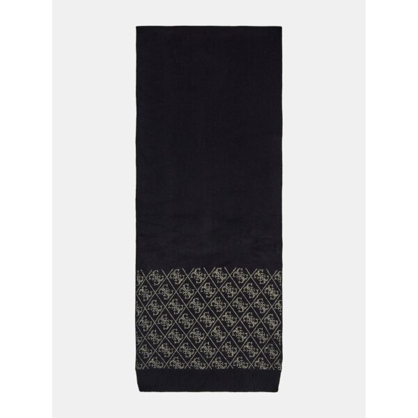 W5BZ21Z2NQ2-JBLK ΓΥΝΑΙΚΕΙΟ ΚΑΣΚΟΛ NORA 4G RHINESTONES SCARF SWTR GUESS W5BZ21Z2NQ2-JBLK - Image 1