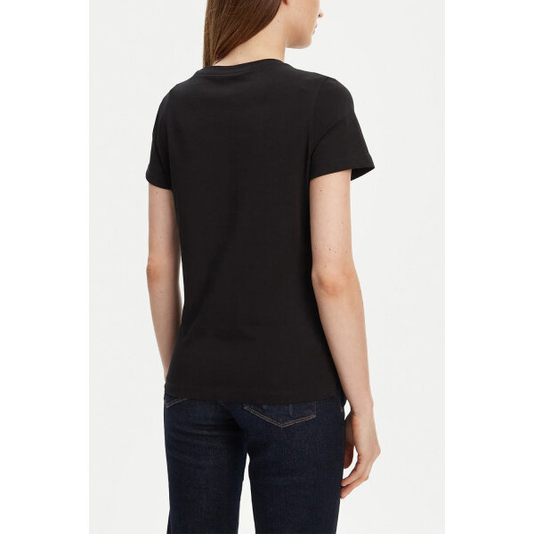 ΓΥΝΑΙΚΕΙΑ ΜΠΛΟΥΖΑ SS CN PEARLS LOVE TRIANGLE TEE GUESS W5YI40I3Z14-GU0/JBLK - Image 4