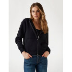 ΓΥΝΑΙΚΕΙΟ ΦΟΥΤΕΡ NEW HOODED SCUBA SWEATSHIRT GUESS W5YQ05KBYE2-GU0/JBLK