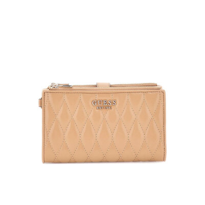 ΓΥΝΑΙΚΕΙΟ VALLA SLG DBL ZIP ORGANIZER GUESS SWQG8122157-GU0/BEI