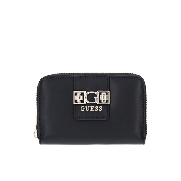 ΓΥΝΑΙΚΕΙΟ ΠΟΡΤΟΦΟΛΙ JANE SLG MEDIUM ZIP GUESS SWVG9891140-GU0/BLA - Image 1