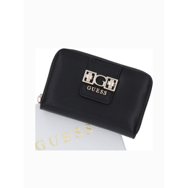 ΓΥΝΑΙΚΕΙΟ ΠΟΡΤΟΦΟΛΙ JANE SLG MEDIUM ZIP GUESS SWVG9891140-GU0/BLA - Image 4