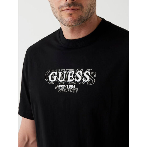 fixedratio_20251023111844_badc4f8d ΑΝΔΡΙΚΗ ΜΠΛΟΥΖΑ CN SS SMALL LOGO TEE  GUESS M5BI05I3Z14-JBLK - Image 5