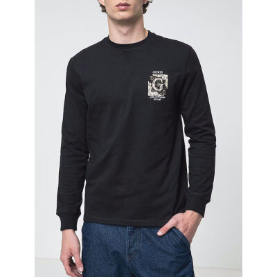 ΑΝΔΡΙΚΗ ΜΠΛΟΥΖΑ CN SS BIG G LOGO TEE GUESS M5BI19K8FQ4-JBLK