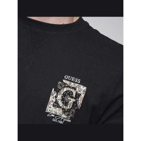 ΑΝΔΡΙΚΗ ΜΠΛΟΥΖΑ CN SS BIG G LOGO TEE GUESS M5BI19K8FQ4-JBLK - Image 4