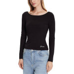 ΓΥΝΑΙΚΕΙΑ ΜΠΛΟΥΖΑ LS BOAT NK BASIC TOP  GUESS W5BP46KCYV2-GU0/JBLK