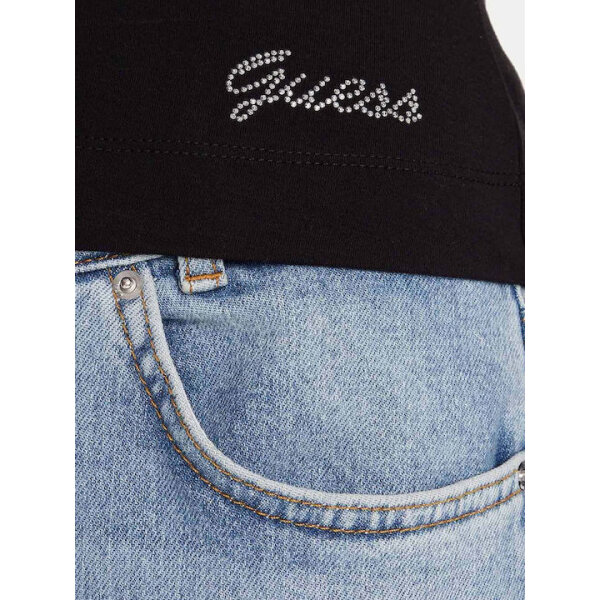 ΓΥΝΑΙΚΕΙΑ ΜΠΛΟΥΖΑ LS BOAT NK BASIC TOP  GUESS W5BP46KCYV2-GU0/JBLK - Image 5