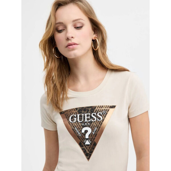 ΓΥΝΑΙΚΕΙΑ ΜΠΛΟΥΖΑ SS CN LEO TRIANGLE TEE  GUESS W5BI28J1314-A115 - Image 5