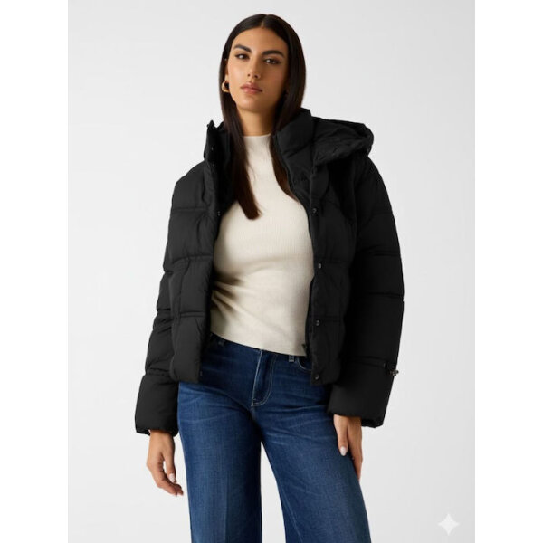 fixedratio_20251113153716_guess_daisy_crop_gynaikeio_puffer_mpoufan_gia_cheimona_mayro_w5bl43w2902_jblk ΓΥΝΑΙΚΕΙΟ ΜΠΟΥΦΑΝ NEW DAISY CROP LOGO PUFFER GUESS W5BL43W2902-JBLK - Image 1