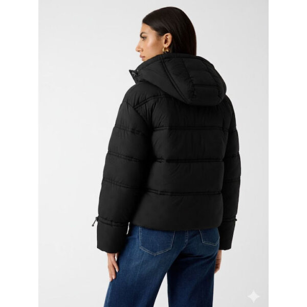 ΓΥΝΑΙΚΕΙΟ ΜΠΟΥΦΑΝ NEW DAISY CROP LOGO PUFFER GUESS W5BL43W2902-JBLK - Image 5