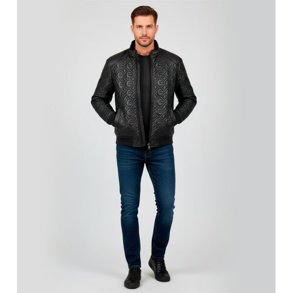 guess-g-chain-quilted-jacket-m5bl2ew1050-3250374-a ΑΝΔΡΙΚΟ ΜΠΟΥΦΑΝ G CHAIN QUILTED GUESS M5BL2EW1050-GU0/JBLK - Image 1