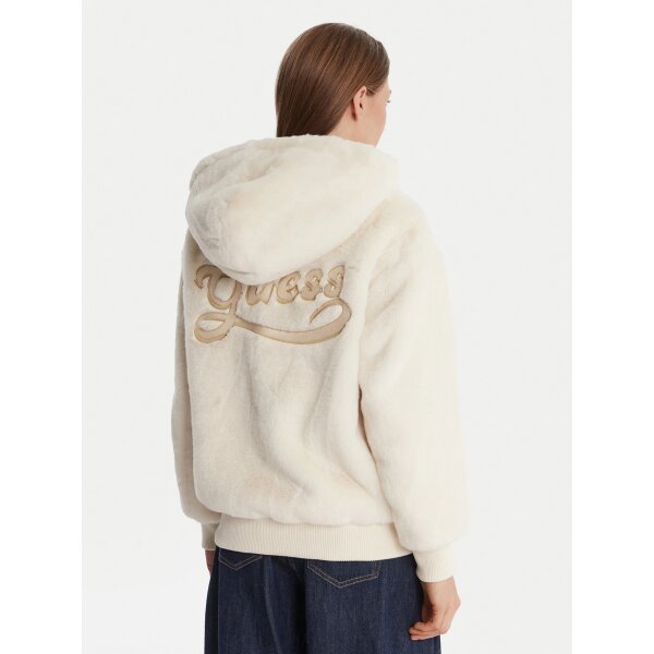 ΓΥΝΑΙΚΕΙΟ ΜΠΟΥΦΑΝ LUCREZIA FAUX FUR LOGO JACKET GUESS W5BL66W3890-G012 - Image 5
