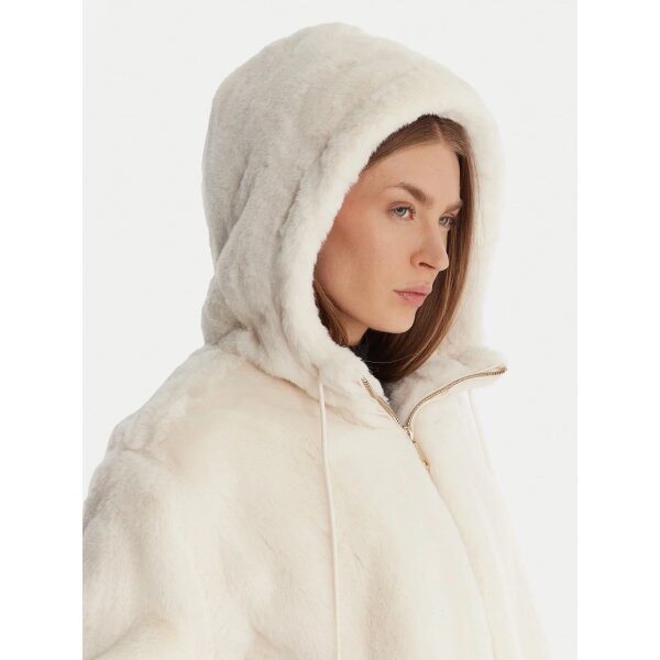 ΓΥΝΑΙΚΕΙΟ ΜΠΟΥΦΑΝ LUCREZIA FAUX FUR LOGO JACKET GUESS W5BL66W3890-G012 - Image 4