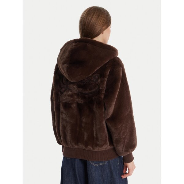 ΓΥΝΑΙΚΕΙΟ ΜΠΟΥΦΑΝ LUCREZIA FAUX FUR LOGO JACKET GUESS W5BL66W3890-A11R - Image 3