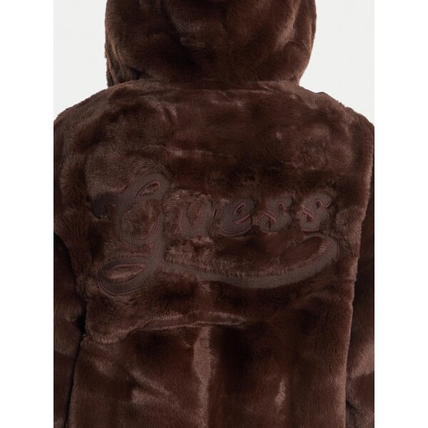 ΓΥΝΑΙΚΕΙΟ ΜΠΟΥΦΑΝ LUCREZIA FAUX FUR LOGO JACKET GUESS W5BL66W3890-A11R - Image 5