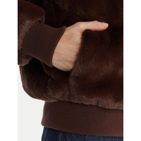 ΓΥΝΑΙΚΕΙΟ ΜΠΟΥΦΑΝ LUCREZIA FAUX FUR LOGO JACKET GUESS W5BL66W3890-A11R - Image 6