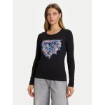 ΓΥΝΑΙΚΕΙΑ ΜΠΛΟΥΖΑLS CN PEONY TRIANGLE TEE  GUESS W5BI74J1314-JBLK