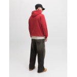 Ανδρικό φούτερ με κουκούλα JACK&JONES 12282861 μπορντώ - Image 4