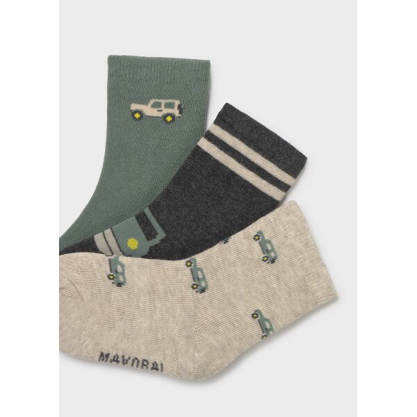 ΠΑΙΔΙΚΟ ΣΕΤ 3 ΚΑΛΤΣΑΚΙΑ ΠΡΑΣΙΝΟ ΑΓΟΡΙ MAYORAL 15-10008-053 - Image 2