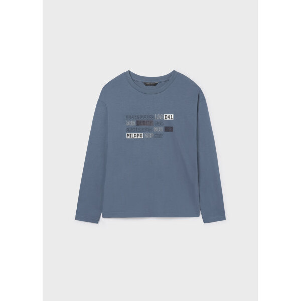 mplouza-agori-gkri-XL-4 (1) ΠΑΙΔΙΚΗ ΜΠΛΟΥΖΑ ΓΚΡΙ ΑΓΟΡΙ MAYORAL 15-07012-044 - Image 1