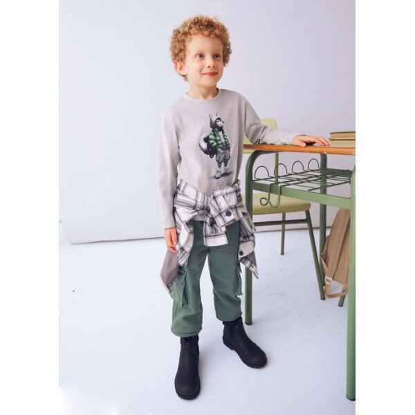 ΠΑΙΔΙΚΗ ΜΠΛΟΥΖΑ ΓΚΡΙ "WOLF" ΑΓΟΡΙ MAYORAL 15-04083-010 - Image 3