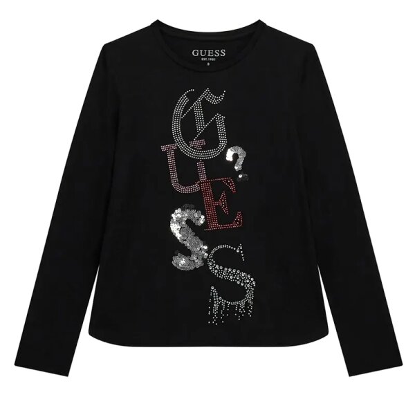 paidiki-mplouza-Guess-mavri-Strass-J5YI14KAPO0-JBLK_hry3-ar ΠΑΙΔΙΚΗ ΜΠΛΟΥΖΑ VSCOSE LS T-SHIRT GUESS J5YI14KAPO0-GU0/JBLK - Image 1
