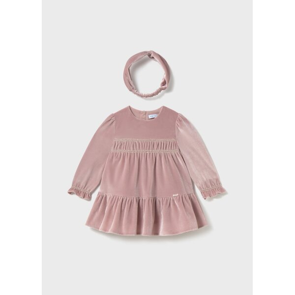 phorema-moro-khalazias-XL-4 (1) ΠΑΙΔΙΚΟ ΦΟΡΕΜΑ ΒΕΛΟΥΔΙΝΟ ΜΕ ΣΤΕΚΑ ΚΟΡΙΤΣΙ MAYORAL 15-02904-074 - Image 1