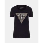 ΓΥΝΑΙΚΕΙΑ ΜΠΛΟΥΖΑ SS CN TRIANGLE PYTHON TEE GUESS W5BI15J1314-JBLK - Image 3