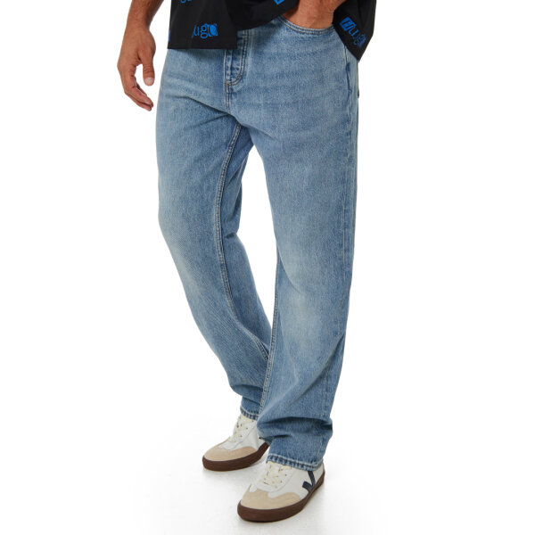 02 Ανδρικό παντελόνι τζιν BAGGY HUGO BLUE 50541721 μπλε - Image 1