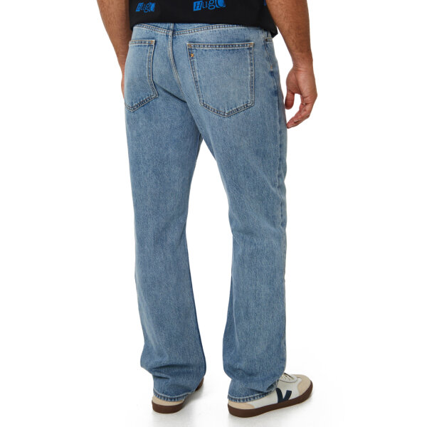 03 Ανδρικό παντελόνι τζιν BAGGY HUGO BLUE 50541721 μπλε - Image 3