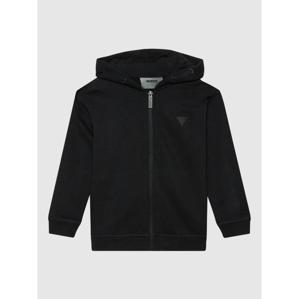 1720136383_90c16a5cc625638457674fecd6000588 ΠΑΙΔΙΚΟ ΦΟΥΤΕΡ LS ACTIVE TOP - COTTON-POLY RECYCLED UNBRUSHED GUESS L2YQ44KAIJ1-GU0/JBLK - Image 1