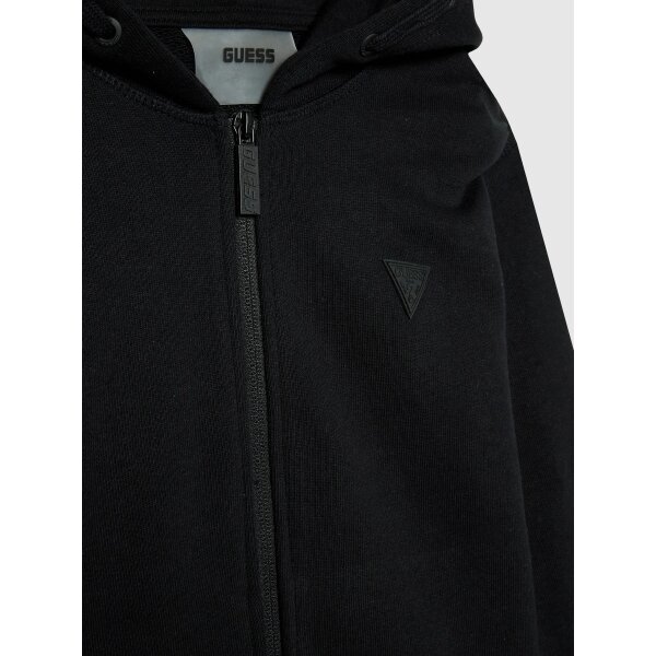 ΠΑΙΔΙΚΟ ΦΟΥΤΕΡ  LS ACTIVE TOP - COTTON-POLY RECYCLED UNBRUSHED GUESS L2YQ44KAIJ1-GU0/JBLK - Image 3