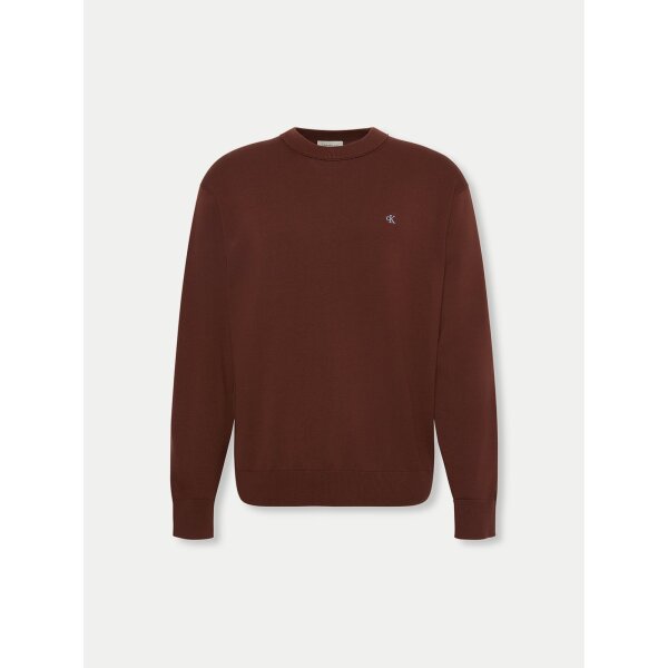 Ανδρική μπλούζα πλεκτή FT CRWNK CALVIN KLEIN LV04RC309G-XWI καφέ - Image 4