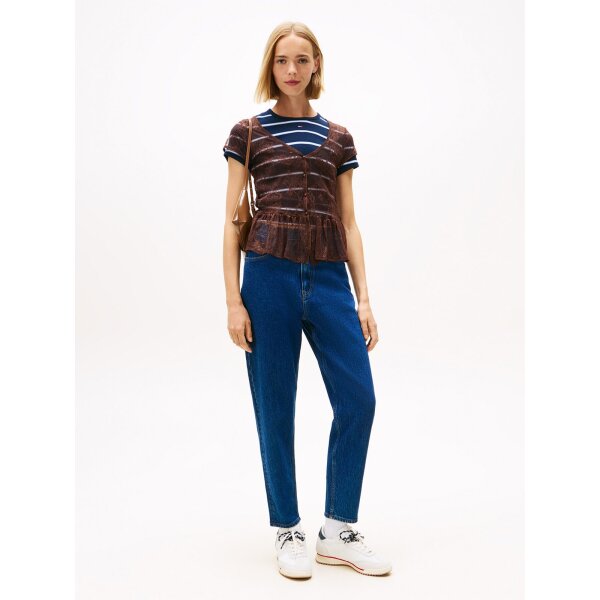 1755081485-outfit-120252_02672392-1BK-99999 ΓΥΝΑΙΚΕΙΟ MOM JEAN UH TPR TAB AI4159 TOMMY JEANS DW0DW21954-1BK32 - Image 1