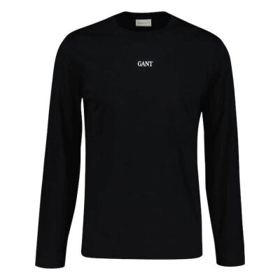 Ανδρική Μπλούζα μακρύ μανίκι GANT 2003361-005 Μαύρο