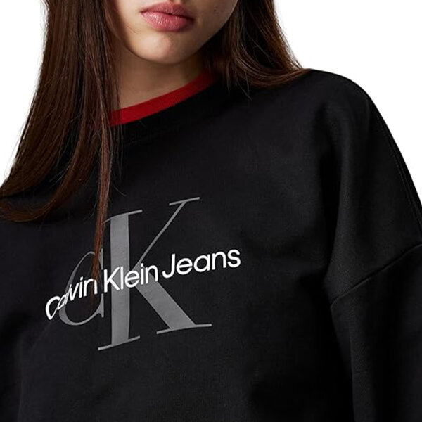 ΓΥΝΑΙΚΕΙΑ ΦΟΥΤΕΡ LS MONOLOGO FRENCH TERRY RLXD  CALVIN KLEIN LV047B234G-UB1 - Image 3