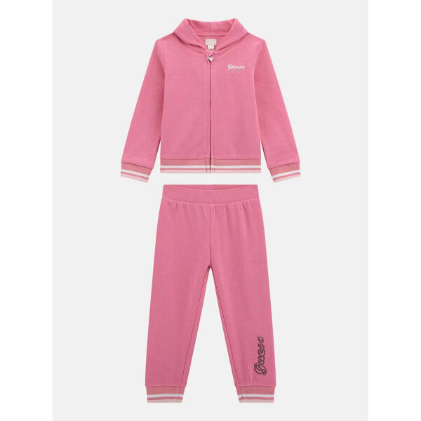 20250716125028_guess_paidiko_set_formas_roz_entono_k5yg00ka6r4g6n3 ΠΑΙΔΙΚΟ SET HOODED LS ACTIVE TOP+PANTS GUESS K5YG00KA6R4-GU0/G6N3 - Image 1