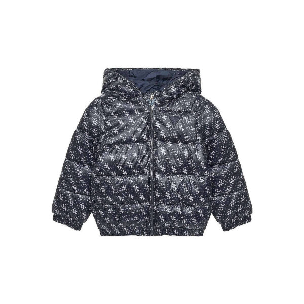 20250717115820_guess_paidiko_casual_mpoufan_me_koukoula_blue_n5yl05wegy0_p7sr ΠΑΙΔΙΚΟ PADDED HOODED LS JACKET W/ZIP ΜΠΟΥΦΑΝ GUESS N5YL05WEGY0-GU0/P7SR - Image 1