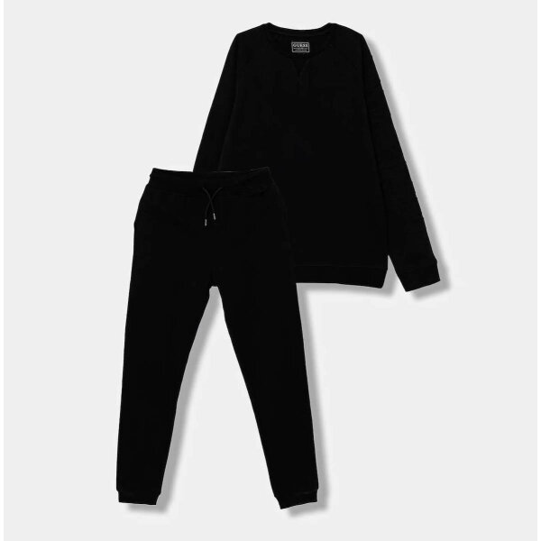20250813105523_guess_paidiko_set_formas_mayro_l5yg01kcch0_jblk ΠΑΙΔΙΚΟ SET LS ACTIVE TOP + ACT PANTS GUESS L5YG01KCCH0-GU0/JBLK - Image 1
