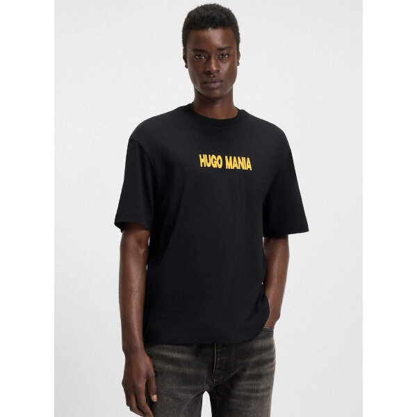 20250909223759_hugo_t_shirt_black_50543483_001 Ανδρική μπλούζα κοντό μανίκι HUGO 50543483 μαύρο - Image 1