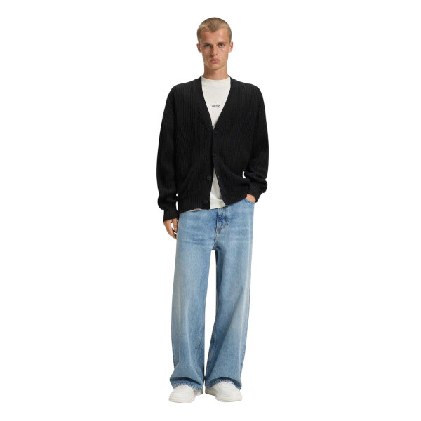 Ανδρική μπλούζα κοντό μανίκι HUGO 50509776 μαύρο - Image 3