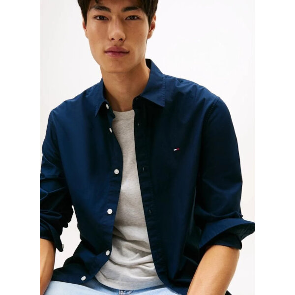 ΑΝΔΡΙΚΟ ΠΟΥΚΑΜΙΣΟ TJM REG POPLIN SHIRT TOMMY JEANS DM0DM22026-C1G ΜΠΛΕ - Image 3