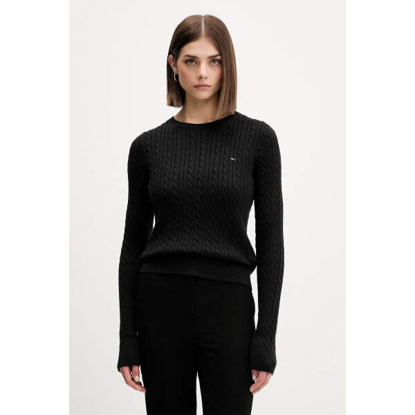 ΓΥΝΑΙΚΕΙΟ TJW CABLE ESSENTIAL SWEATER TOMMY JEANS DW0DW22165-BDS - Image 4