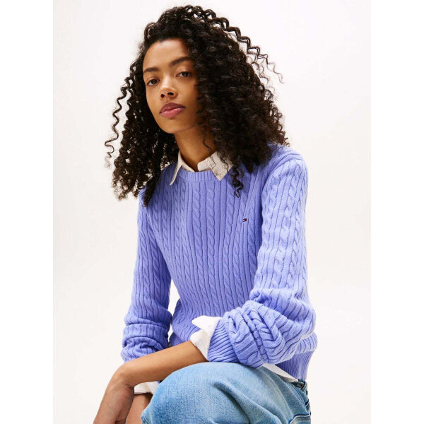 ΓΥΝΑΙΚΕΙΟ TJW CABLE ESSENTIAL SWEATER TOMMY JEANS DW0DW22165-C5Z - Image 3