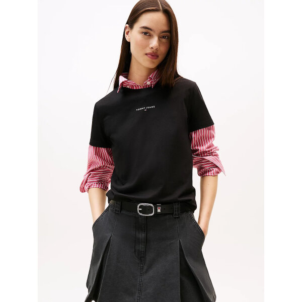 20250910143101_tommy_hilfiger_gynaikeio_t_shirt_mayri_dw0dw21964_bds ΓΥΝΑΙΚΕΙΟ TJW REG LINEAR SS TEE TOMMY JEANS DW0DW21964-BDS - Image 1