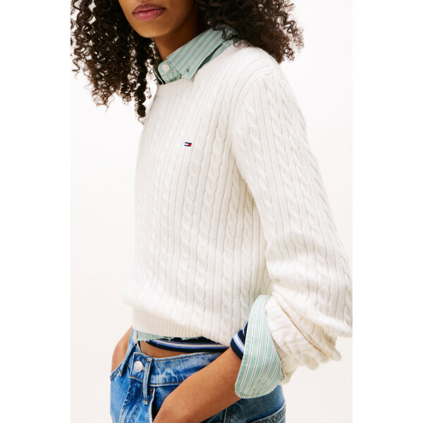 ΓΥΝΑΙΚΕΙΟ TJW CABLE ESSENTIAL SWEATER TOMMY JEANS DW0DW22165-YBH - Image 2
