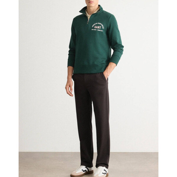 Ανδρική Μπλούζα Φούτερ half zip GANT 2067091-374 Πράσινη - Image 6