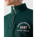Ανδρική Μπλούζα Φούτερ half zip GANT 2067091-374 Πράσινη - Image 9