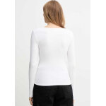 ΓΥΝΑΙΚΕΙΑ ΜΠΛΟΥΖΑ LS WOVEN LABEL 2X2 RIB SCOOP N CALVIN KLEIN LV047D218G-YAA - Image 4
